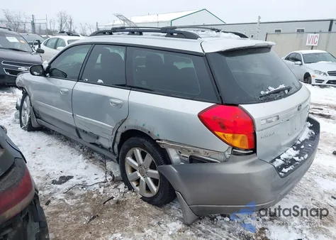 2006 Subaru Outback 2.5I Limited from USA, damaged, VIN 4S4BP62CX67329122